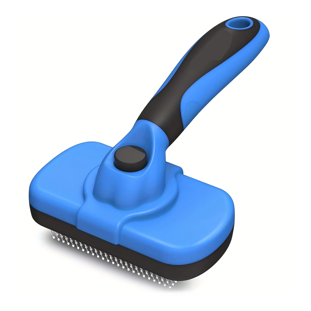 Self Cleaning Slicker Brush for Dogs & Cats – Grooming & Deshedding Tool