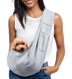 Small Dog Sling Carrier | Hands-Free Pet Bag for Puppies & Cats