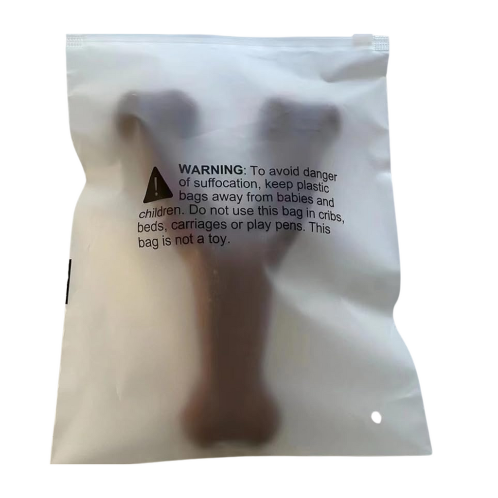 Durable Wishbone Dog Chew Toy for Aggressive Chewers – Real Bacon & Peanut Flavor, Medium