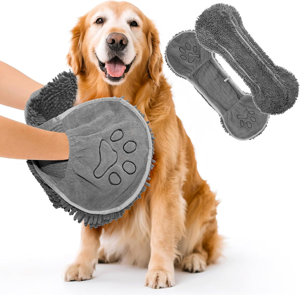 Ultra-Soft, Super-Absorbent Pet Bath Towel — Quick-Dry Dog & Cat Wrap