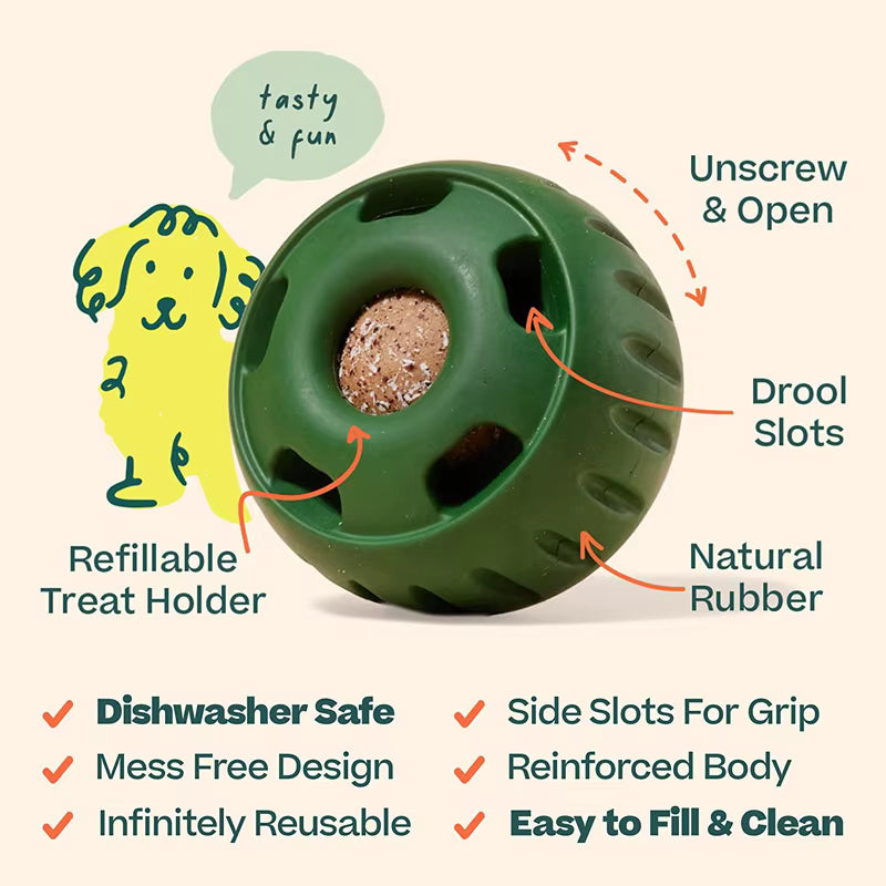 Interactive Dog Enrichment Toy Starter Pack with Treat Molds & Chicken-Flavored Snacks