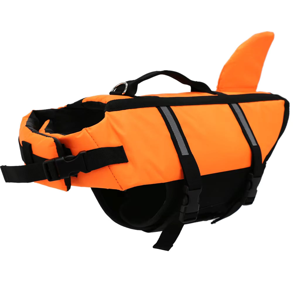 Dog Life Jacket – High Buoyancy Safety Vest with Reflective Strips & Rescue Handle