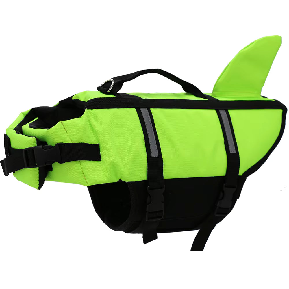 Dog Life Jacket – High Buoyancy Safety Vest with Reflective Strips & Rescue Handle