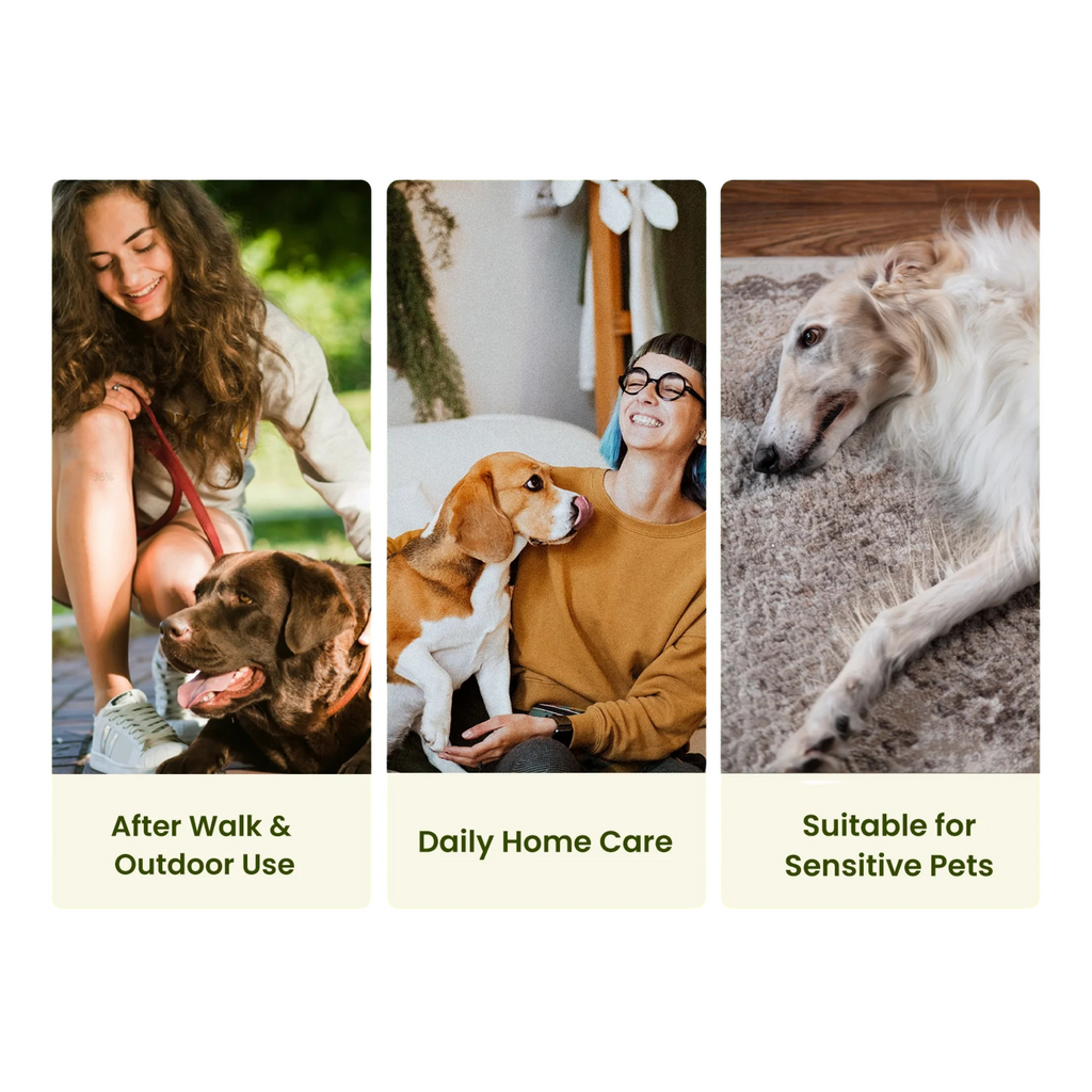 Foaming Dog Paw Cleaner with Scrubber Brush – No-Rinse Pet Foot Washer for Cats & Dogs