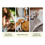 Foaming Dog Paw Cleaner with Scrubber Brush – No-Rinse Pet Foot Washer for Cats & Dogs