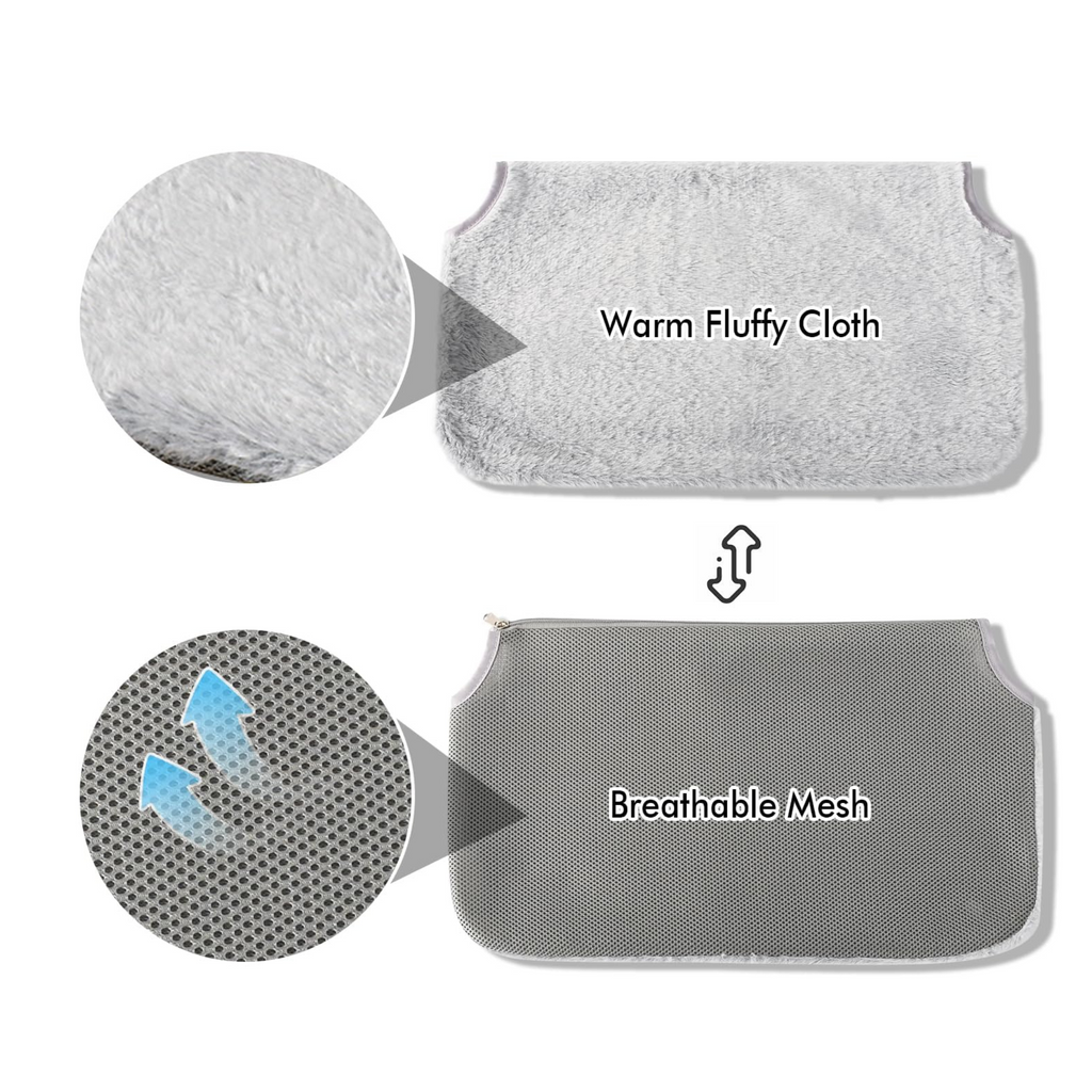 Foldable Cat Window Perch Hammock with Suction Cups & Metal Frame